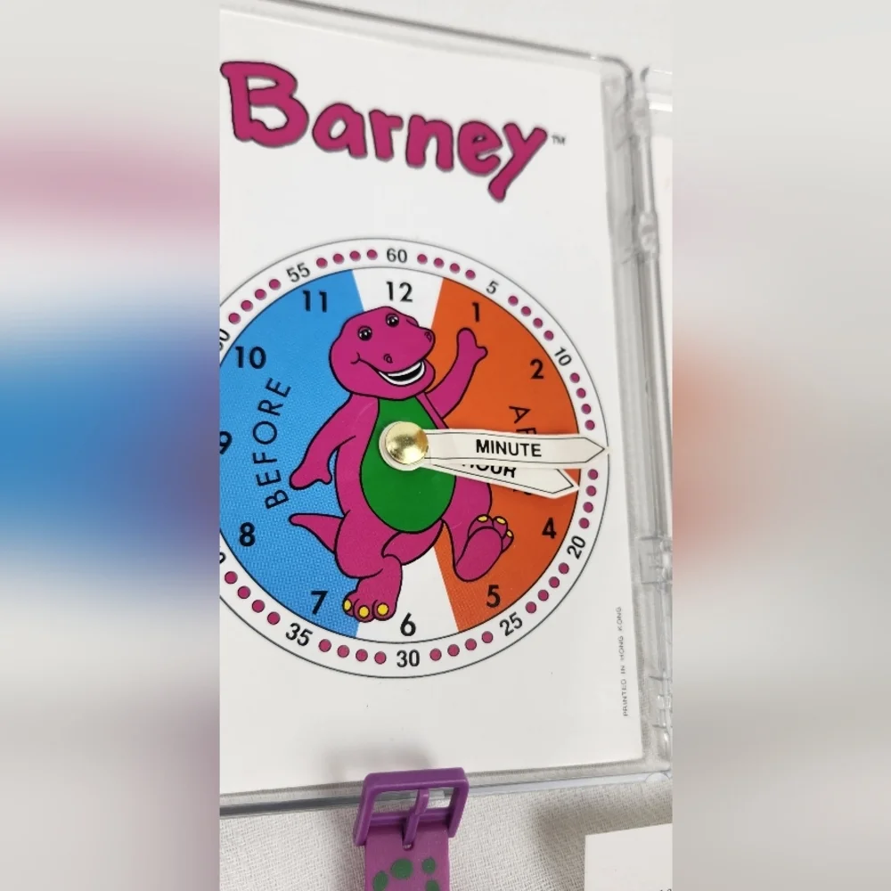 Vintage Armitron Barney Watch & Teach Me Time Book. - Picture 5 of 10